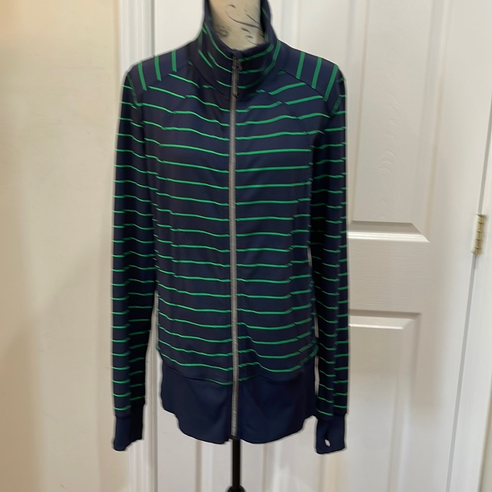 LULULEMON 12 GREEN/BLUE 29”L PIT TO PIT 19”